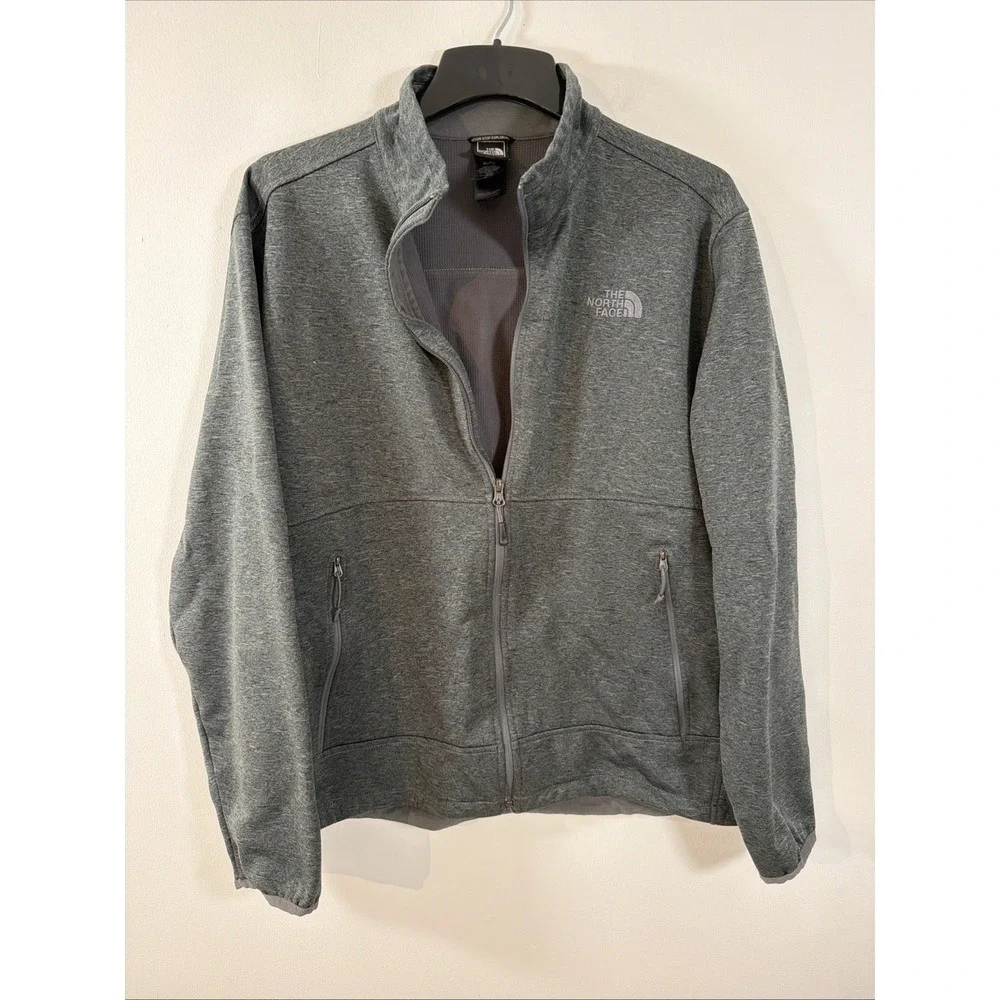 The North Face Jacket‎ Mens XL Dark Grey Full Zip High Neck Apex Lined Coat